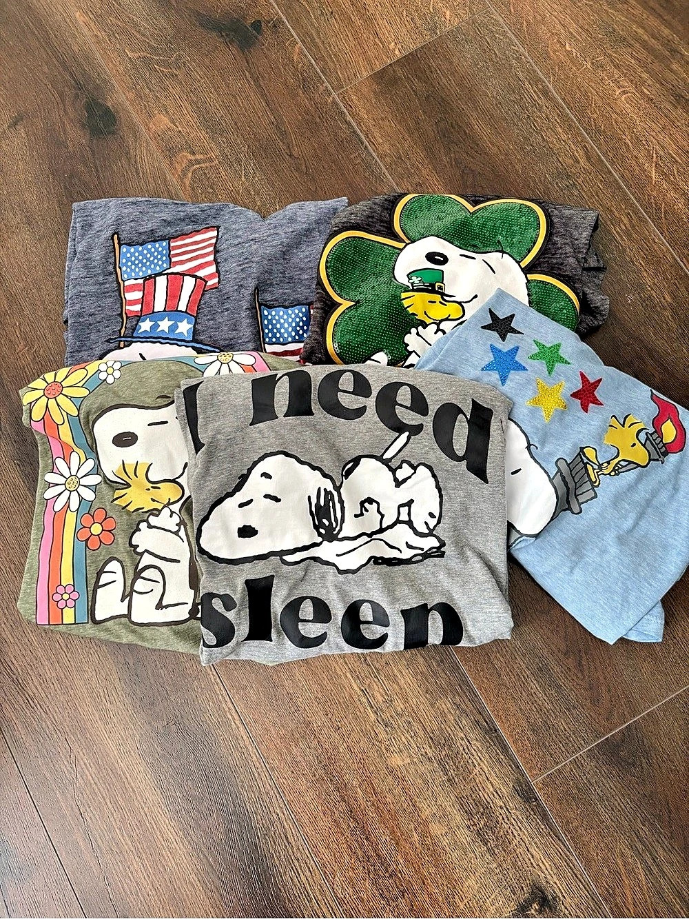 Lane Bryant bundle of 5 Peanut Snoopy tees. Size 22/2428